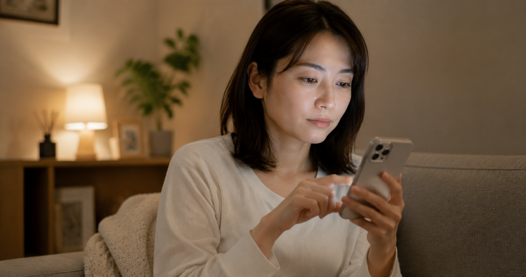加工した自分の顔を見て、何も感じなかった夜